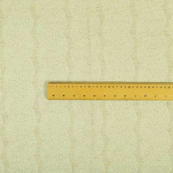 Vertical Curve Striped Soft Chenille Upholstery Fabric JO-1034