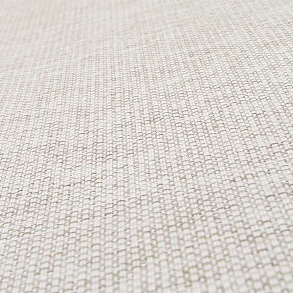 Karen Hopsack Thick Weave White Colour Upholstery Fabric