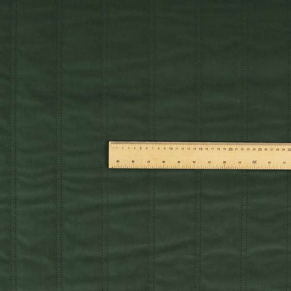 Lahore Fluted Stitched Quilted Green Velvet Soft Upholstery Furnishing Fabric