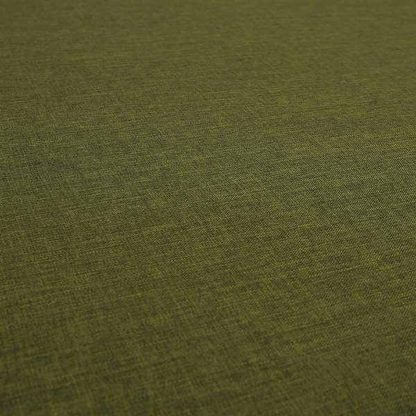 Lauren Hardwearing Linen Effect Chenille Upholstery Furnishing Fabric Green Grass Colour - Made To Measure Curtains