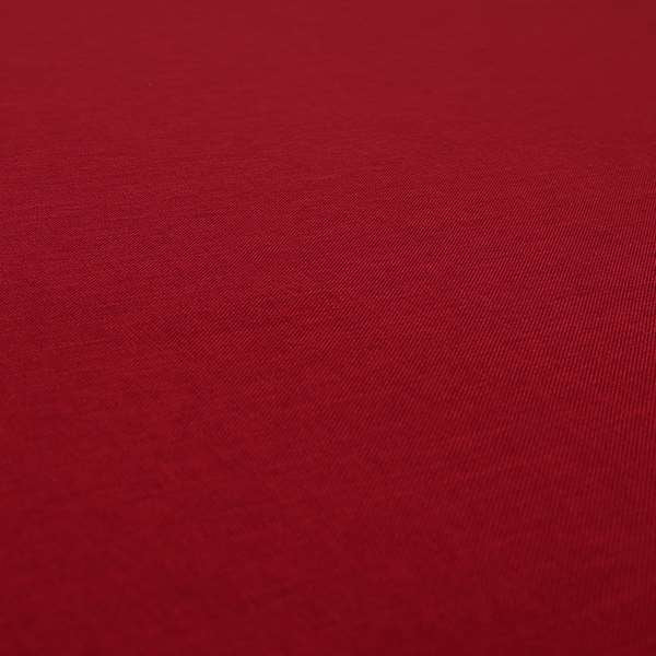 Lauren Hardwearing Linen Effect Chenille Upholstery Furnishing Fabric Red Colour - Made To Measure Curtains