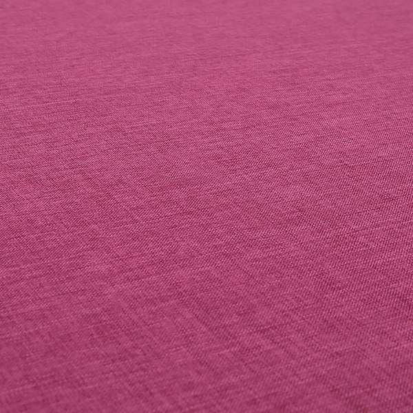 Lauren Hardwearing Linen Effect Chenille Upholstery Furnishing Fabric Pink Colour