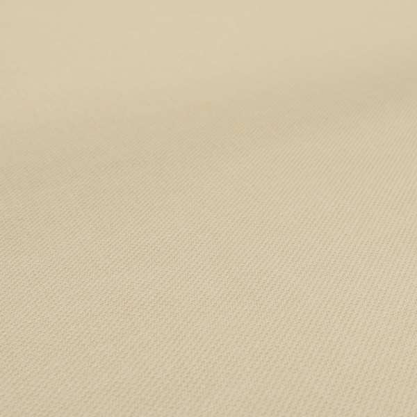 Lotus Pastel Tones Plain Chenille Furnishing Fabric In Cream Colour - Made To Measure Curtains