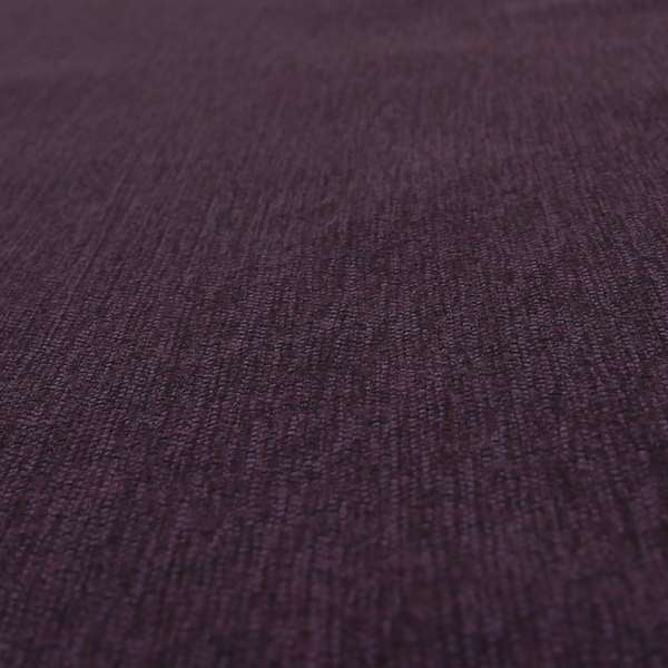 Mary Basket Weave Soft Chenille In Purple Colour Upholstery Fabric - Handmade Cushions