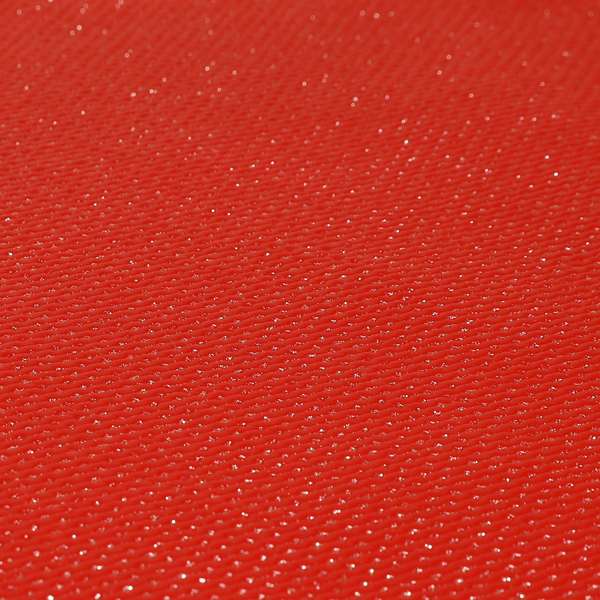 Monroe Sparkle Faux Leather Upholstery Fabric In Red Colour