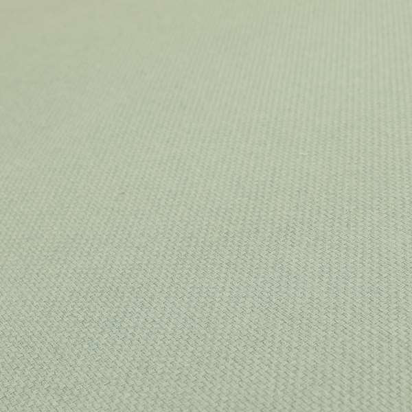 Nepal Basketweave Soft Velour Textured Upholstery Furnishing Fabric Sky Blue Colour