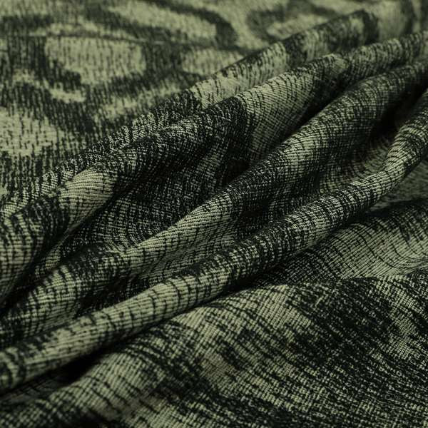 Artistic Design Black Colour Chenille Furnishing Fabric PJU100216-71