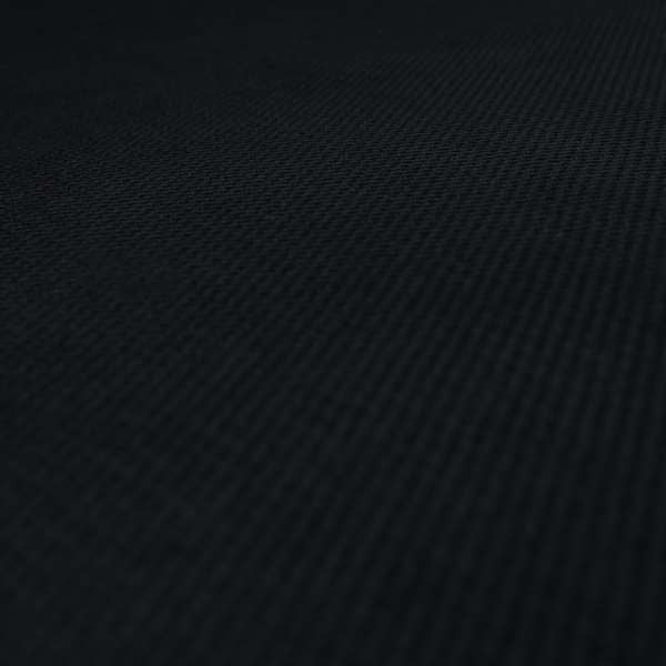 Patricia Soft Like Velvet Chenille Upholstery Fabric Black Colour