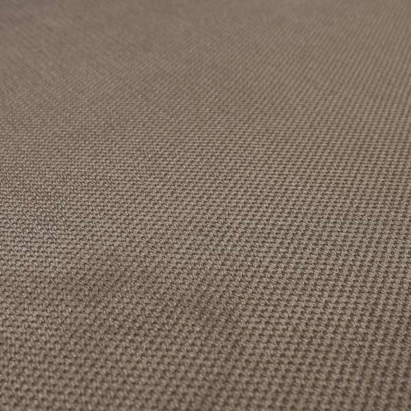 Patricia Soft Like Velvet Chenille Upholstery Fabric Brown Colour - Made To Measure Curtains