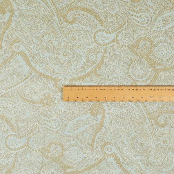 Phoenix Laser Cut Pattern Soft Velveteen Sky Blue Velvet Material Upholstery Curtains Fabric