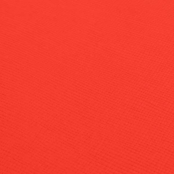 Rhodes Faux Leather In Soft Textured Matt Finish Red Colour Upholstery Fabric