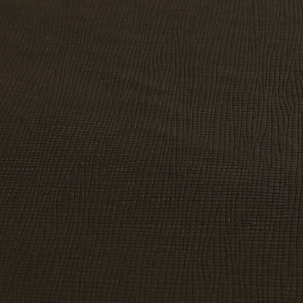 Rhodes Faux Leather In Soft Textured Matt Finish Brown Colour Upholstery Fabric