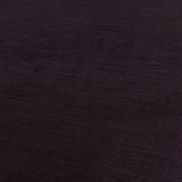 Rome Designer Silk Shine Velvet Effect Chenille Plain Furnishing Fabric In Purple Colour - Handmade Cushions