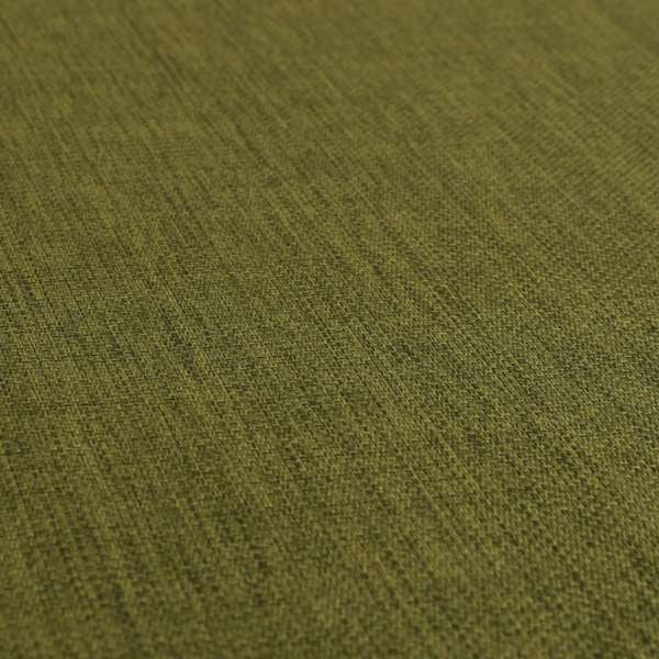 Romeo Modern Furnishing Soft Textured Plain Jacquard Basket Weave Fabric In Khaki Green Colour