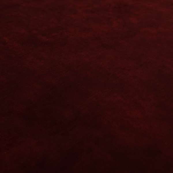 Saluzzo Burgundy Red Colour Velvet Smooth Ribbed Velveteen Textured Upholstery Fabric - Made To Measure Curtains