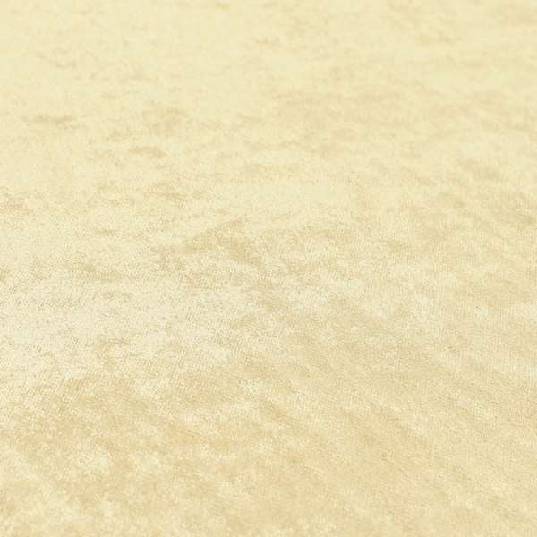 Savoy Lustrous Plain Velvet Upholstery Fabrics In Cream Colour - Handmade Cushions