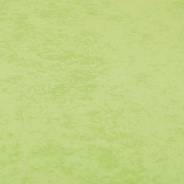 Sicily Soft Lightweight Low Pile Velvet Upholstery Fabric In Lime Green Colour