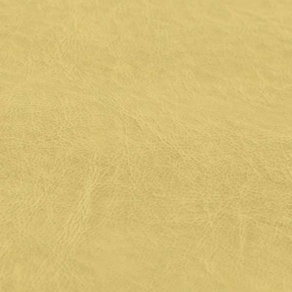 Sierra Grain Effect Vinyl Faux Leather Gold Colour Upholstery Leatherette Fabric
