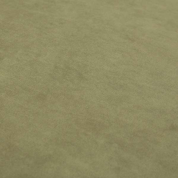 Sussex Flock Moleskin Velvet Upholstery Fabric Green Colour