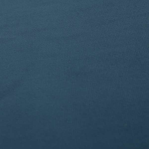 Sussex Mid Blue Colour Soft Pile Velvet Upholstery Fabric