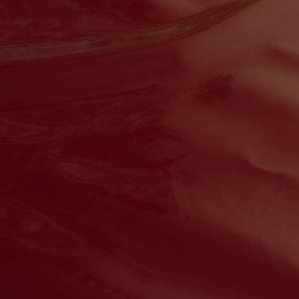 Torino Plain Smooth Gloss Finish Burgundy Vinyl Faux Leather Upholstery Fabric