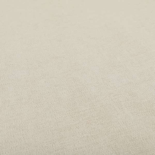 Toronto Thick Durable Soft Chenille Fabric In Ivory Colour Furnishing Fabrics