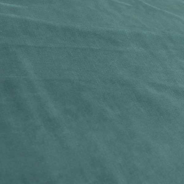 Venice Velvet Fabrics In Ocean Blue Colour Furnishing Upholstery Velvet Fabric - Roman Blinds