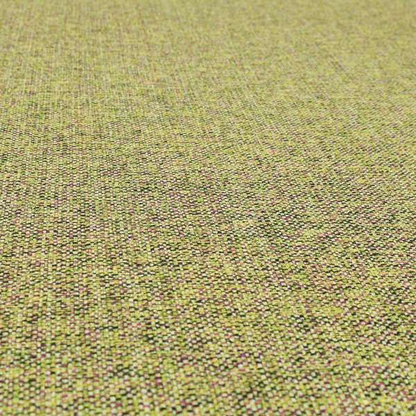 Verona Unique Textured Basket Weave Heavyweight Upholstery Fabric In Green Purple Colour - Roman Blinds