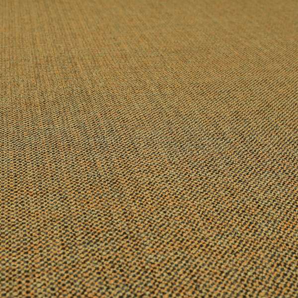 Verona Unique Textured Basket Weave Heavyweight Upholstery Fabric In Orange Black Colour - Made To Measure Curtains