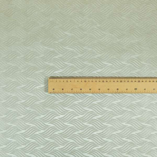 Waldorf Designer Vinyl Pattern Faux Leather Upholstery Fabric In Silver