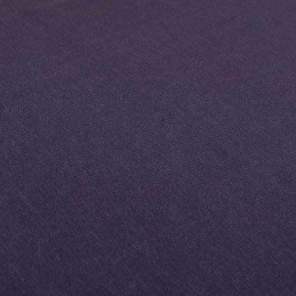Wiltshire Plain Poly Cotton Flat Weave Upholstery Curtains Fabric In Purple Colour
