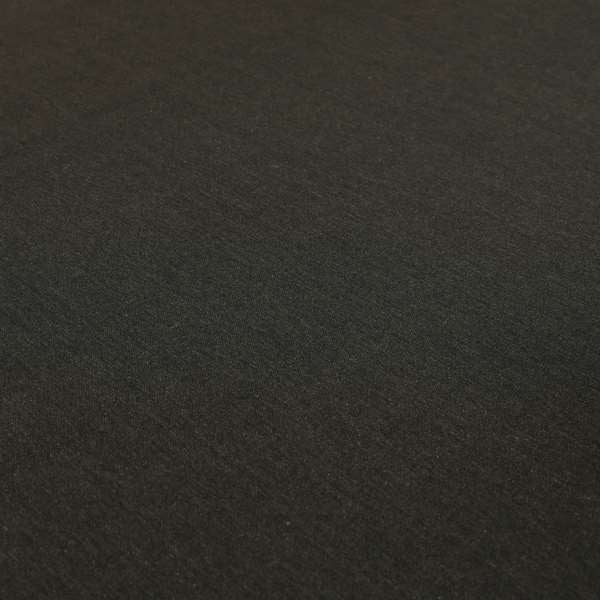 Wiltshire Plain Poly Cotton Flat Weave Upholstery Curtains Fabric In Black Colour