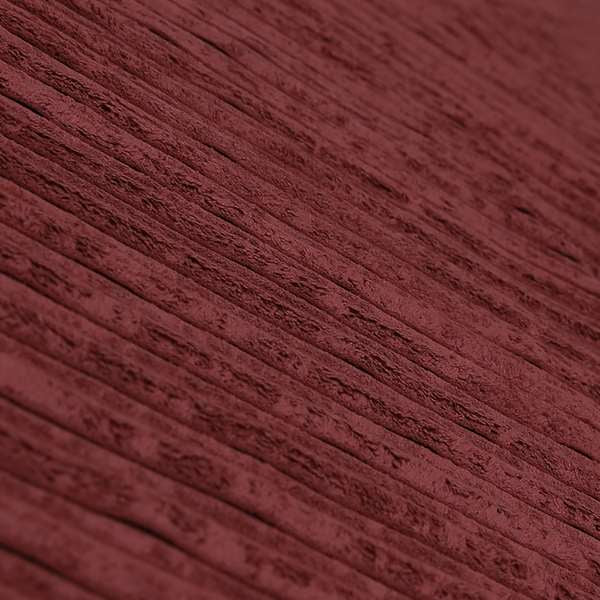 York High Low Corduroy Fabric In Terracotta Wine Colour - Handmade Cushions