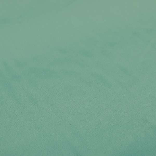 Zouk Plain Durable Velvet Brushed Cotton Effect Upholstery Fabric Sapphire Blue Colour