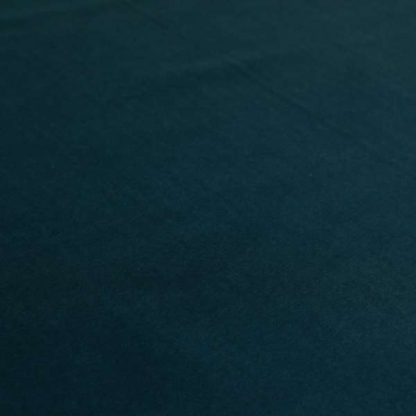 Zouk Plain Durable Velvet Brushed Cotton Effect Upholstery Fabric Denim Blue Colour - Handmade Cushions