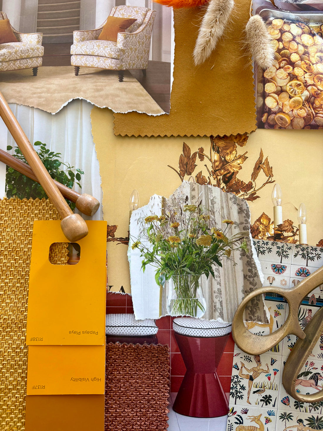 Mood Board Inspired By Golden Hour