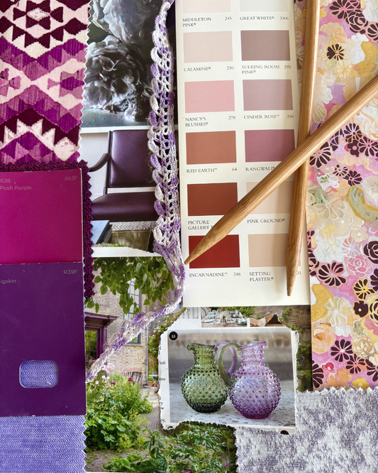 Mood Board Inspired By Playful Purples