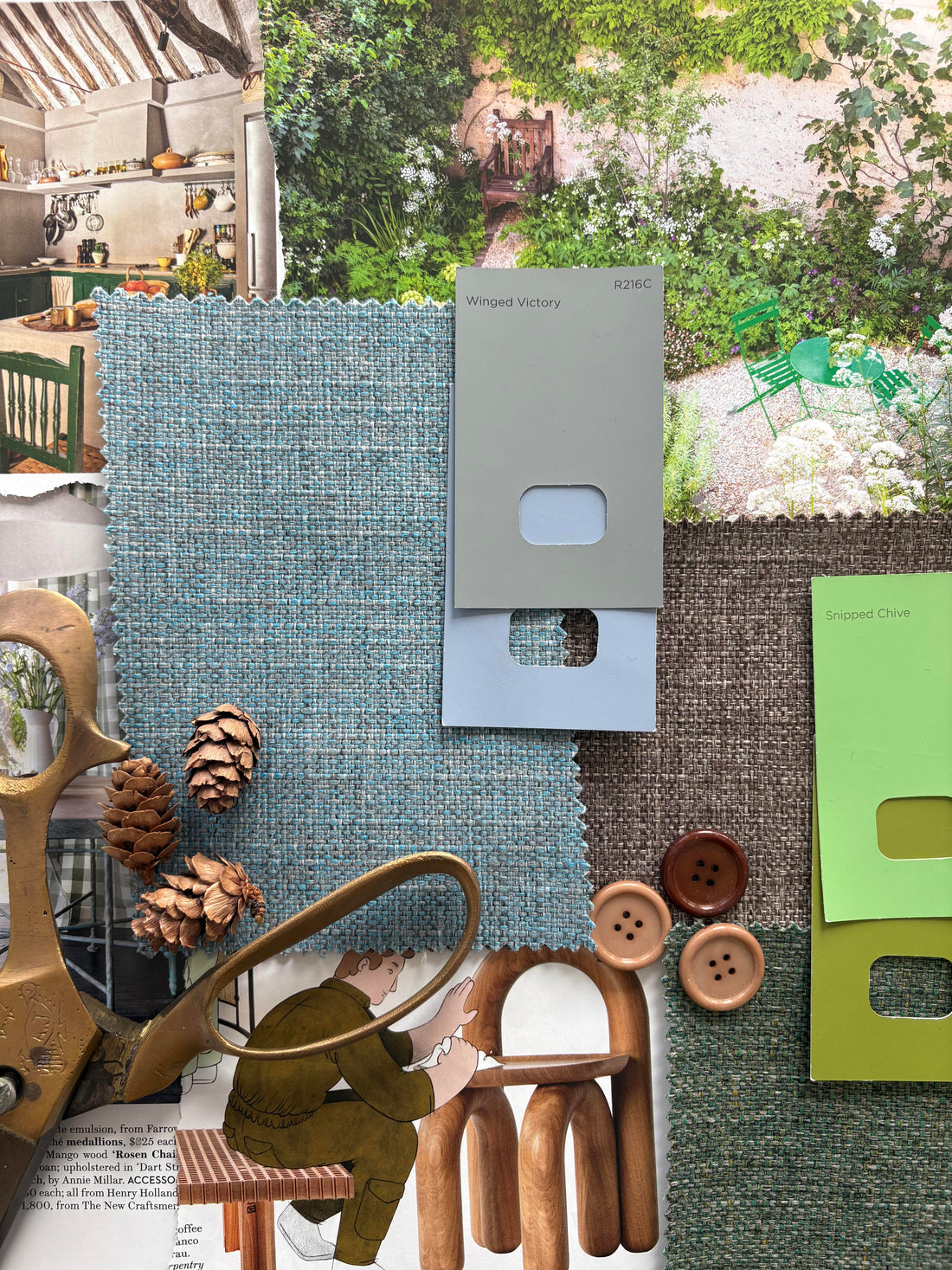 Mood Board Inspired By Earth Tones