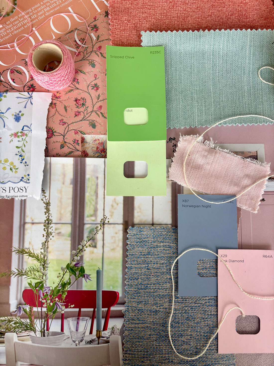 Mood Board Inspired By spring