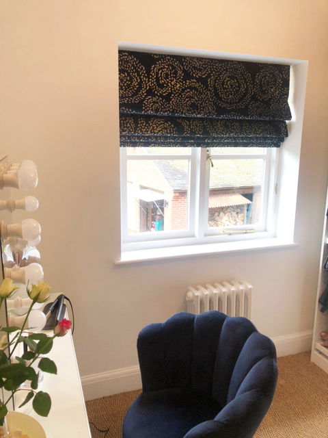 Amanda With A Pattern Roman Blind