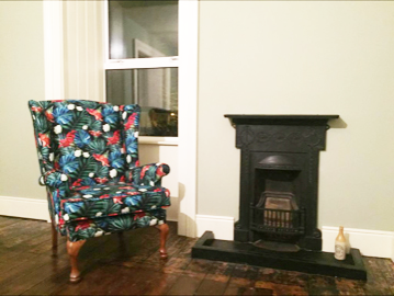 Aine With Her Arm Chair For Freedom Floral CTR-560