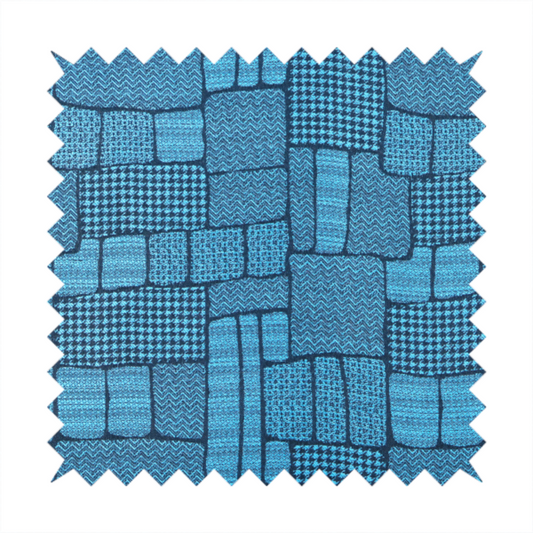 Electric Patchwork Upholstery Fabric 020126-19