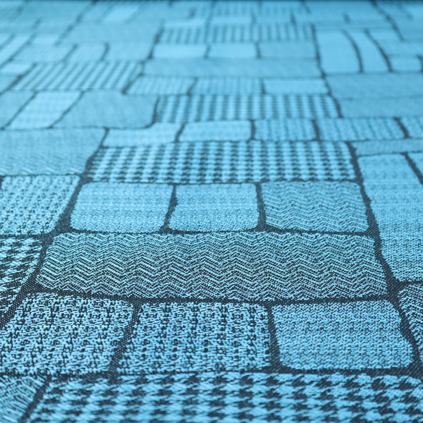 Electric Patchwork Upholstery Fabric 020126-19