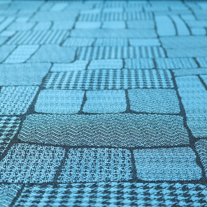 Electric Patchwork Upholstery Fabric 020126-19