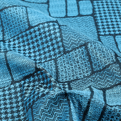 Electric Patchwork Upholstery Fabric 020126-19