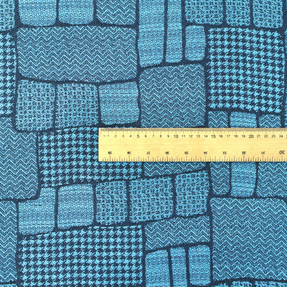 Electric Patchwork Upholstery Fabric 020126-19