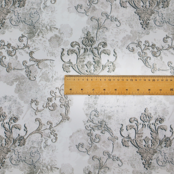 Mist & Marble Damask Upholstery Fabric 020126-20