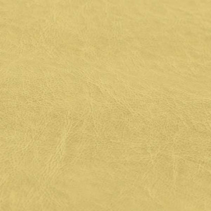 Grain Effect Vinyl Faux Leather Gold Colour Upholstery Leatherette Fabric 310122-06