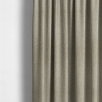 Abbotsford Super Soft Basket Weave Material Dual Purpose Upholstery Curtains Fabric In Beige - Made To Measure Curtains