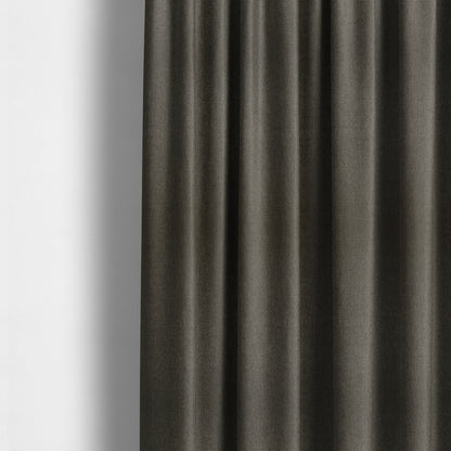 Abbotsford Super Soft Basket Weave Material Dual Purpose Upholstery Curtains Fabric In Brown - Made To Measure Curtains